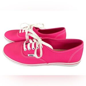 New Vans women's classic canvas sneakers hot pink colour size 9